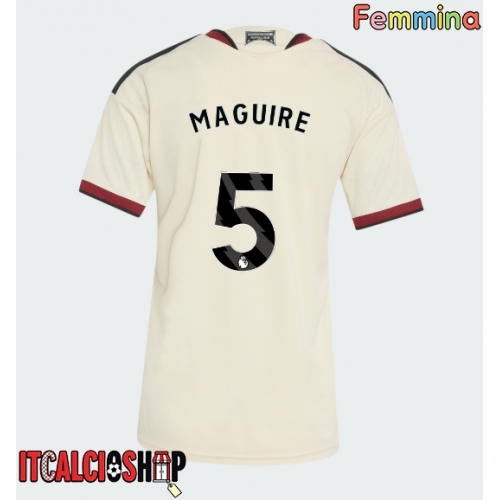 Manchester United Harry Maguire #5 Terza Maglia Femmina 2026-27 Manica Corta
